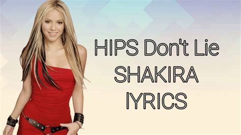 shakira - hips don't lie lyrics